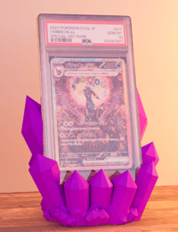 graded card slab crystal stand