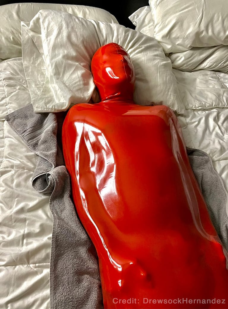 [IN STOCK] Vacuum Skinsack for 6ft(approx) Red 0.40mm + FREE HOOD Image 2