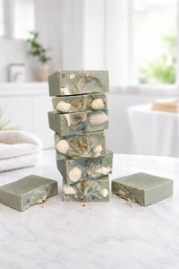 Image 2 of Ocean Drift Soap Bar | Handmade Coastal Artisan Soap