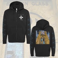 CROWBAR "BROKEN GLASS" ZIP UP HOODIE