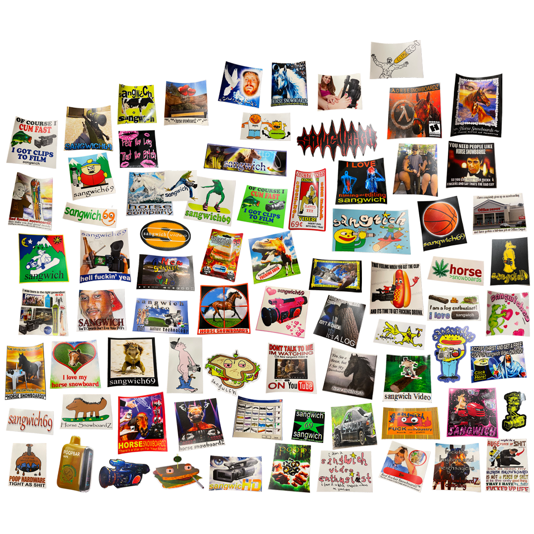 60 STICKERS 