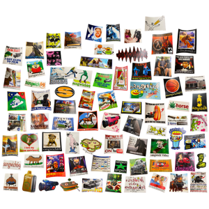 60 STICKERS 