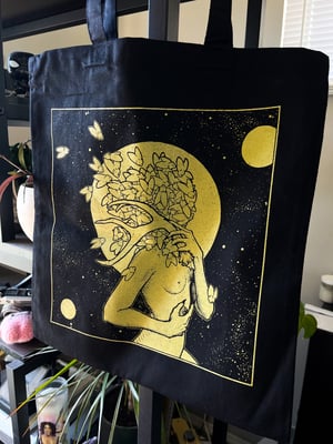 Image of Moth and Antler tote