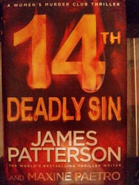 Image 1 of 14th Deadly Sin - James Patterson  Good Used - Free UK Shipping