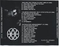 Image 4 of AOA – "Disaster Area - The Discography" CD