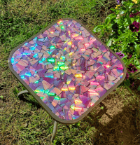  Prismatic Pours: Deconstructed DVD & Resin Mosaic Table Craft Class 