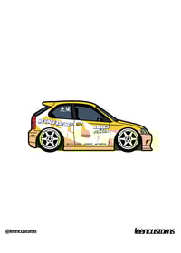 Image 1 of CHRNCLS x Leen Customs Tokyo Pop-Up Civic Pin