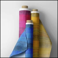 Image 1 of Painted Crosshatch Fabric