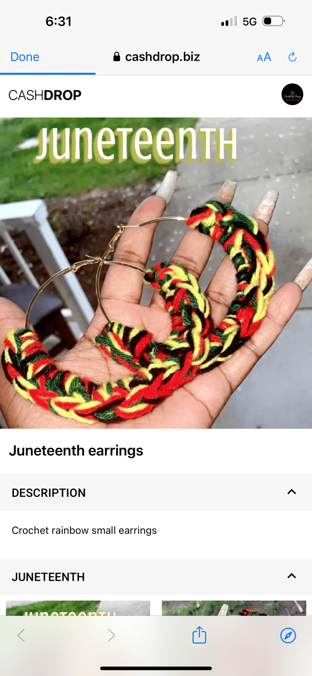 Image of Small earrings