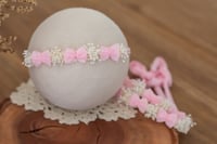 Bow Stretch Tieback - Pinbk