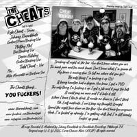 Image 4 of The Cheats / Wayward Brigade "Split It Up" split 7" (Screaming Crow) 2 Versions (PRE-ORDER)