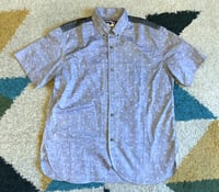 Image 1 of Junya Watanabe Man comme des garcons 2019ss indigo dyed chambray shirt, size L