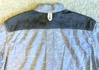 Image 7 of Junya Watanabe Man comme des garcons 2019ss indigo dyed chambray shirt, size L