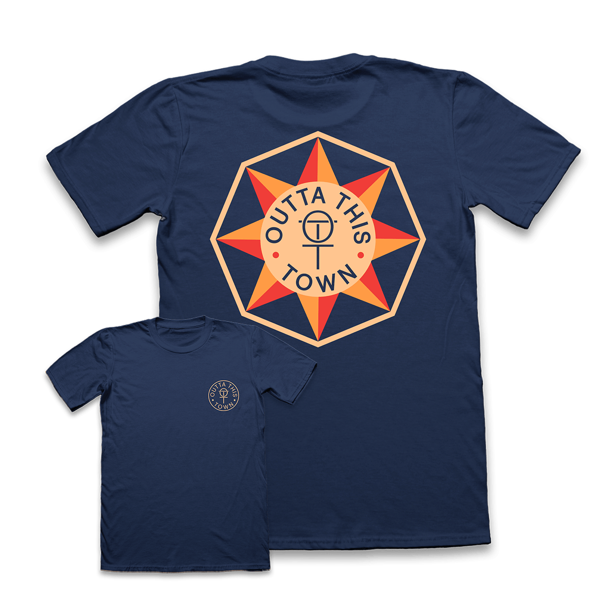 Image of Radial Sun | Navy