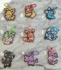 Image 2 of Mini Blorbo 'veelutions Keychain Set