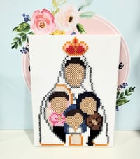 Our Lady of Fatima w/Children Perler Bead Canvas
