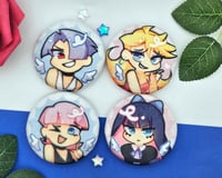 PASWG Plush Buttons | Panty and Stocking + the Polybros