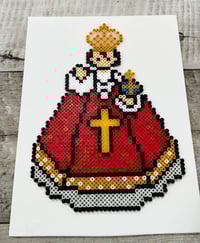 Infant Jesus of Prague Perler Beads Art