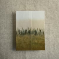 Image 11 of Ombre Rustic forest printed vellum wrap for 5x7 cards PACK of 10