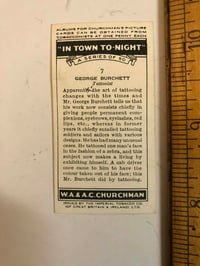 Image 2 of 1938 George Burchett card from churchman’s cigarettes 