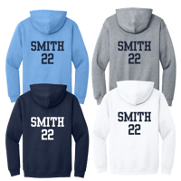 Custom Name & Number Back Print