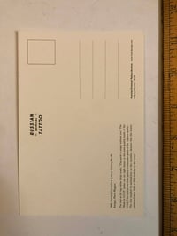 Image 2 of Russian woman post card spider web belly button 