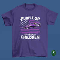 Image 1 of OES Purple Up T-Shirt – Month of the Military Child