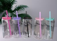 16oz Acrylic Snow Globe Tumbler