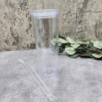 24oz Acrylic Snow Globe Tumbler