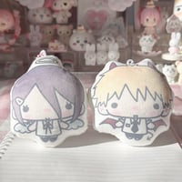 Image 1 of Chainsaw Man Denji and Reze Squeaky Plushies 