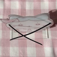 Image 2 of Hachiware x Glasses Acrylic Stand