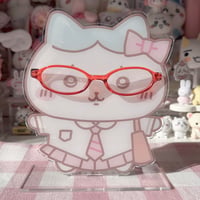 Image 3 of Hachiware x Glasses Acrylic Stand