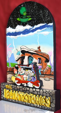 Image 16 of The Flintstones TV Series Hand Crafted 3D Wooden Diorama Wall Décor