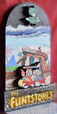 Image 17 of The Flintstones TV Series Hand Crafted 3D Wooden Diorama Wall Décor