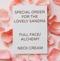 SPECIAL ORDER FOR SANDRA