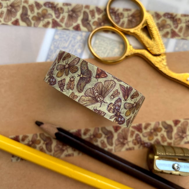 Washi Tapes - Butterflies, Good Luck, Moths & Moons