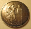 INTERESTING 1931 UK UNKNOWN MEDAL--DOLLAR SIZE