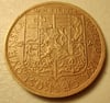 AMAZING NEW YORK WORLD'S FAIR CLANDESTINE MEDAL--CZECHOSLAVAKIA SHALL BE FREE AGAIN!
