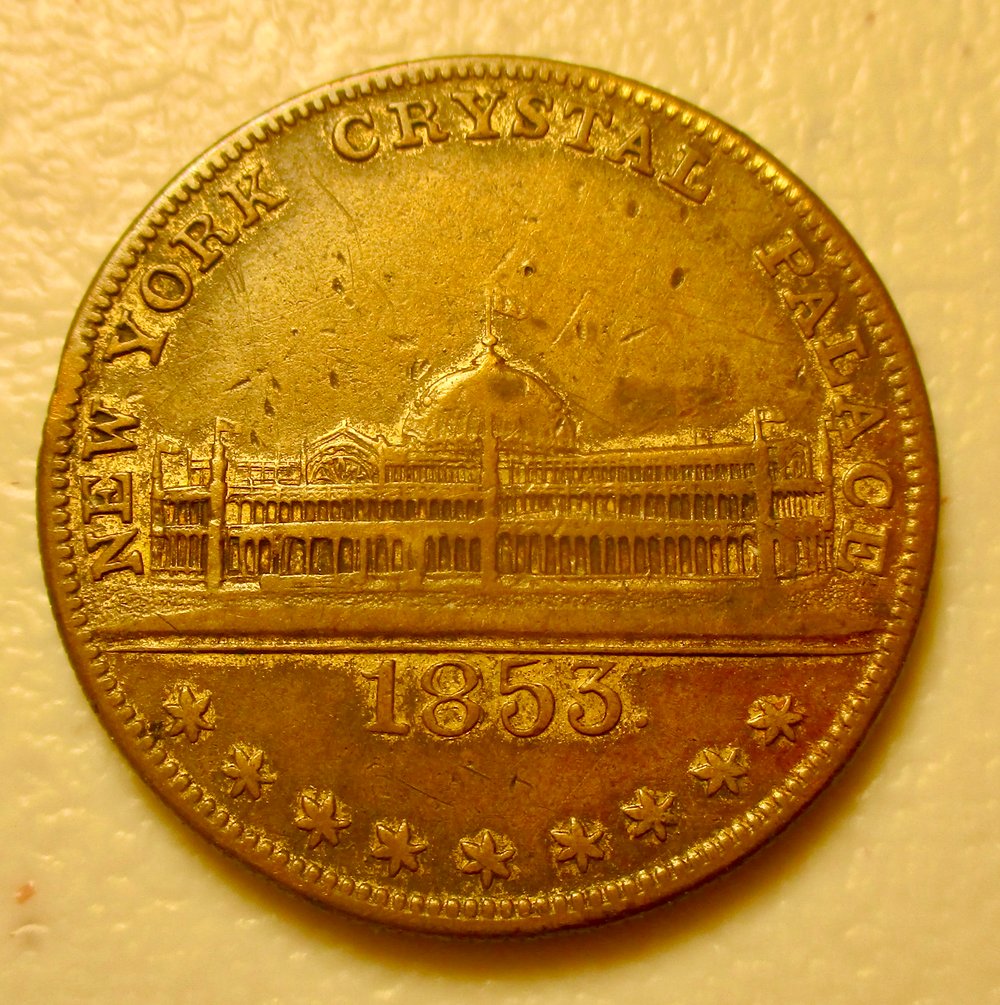 1853 NEW YORK CRYSTAL PALACE WORLD'S FAIR