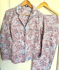 Image 2 of Memory Flowers custom created from a clients loved ones beautiful flannelette pyjamas