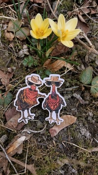 Image 3 of Fastest turkeys of the Wild West sticker