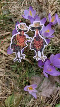 Image 4 of Fastest turkeys of the Wild West sticker