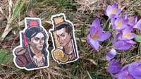 Image 6 of Pathologic stickers/keychains 2