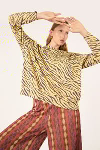 Image 5 of PRE ORDER - MAGLIA MELODIE ZEBRA GIALLO