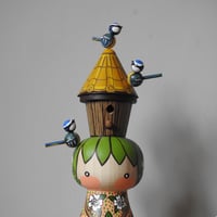 Image 5 of Spring Thicket Birdhouse Girl