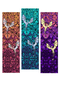 Image 2 of Stained Glass Card Bookmarks 
