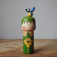 Image 1 of a little spring thicket & bird