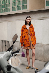 Image 1 of PRE ORDER - GIACCA MIRADOR ZEBRA ARANCIO