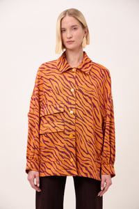 Image 5 of PRE ORDER - GIACCA MIRADOR ZEBRA ARANCIO