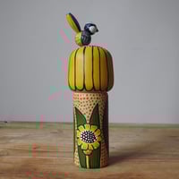 Image 3 of spring flowers & bird